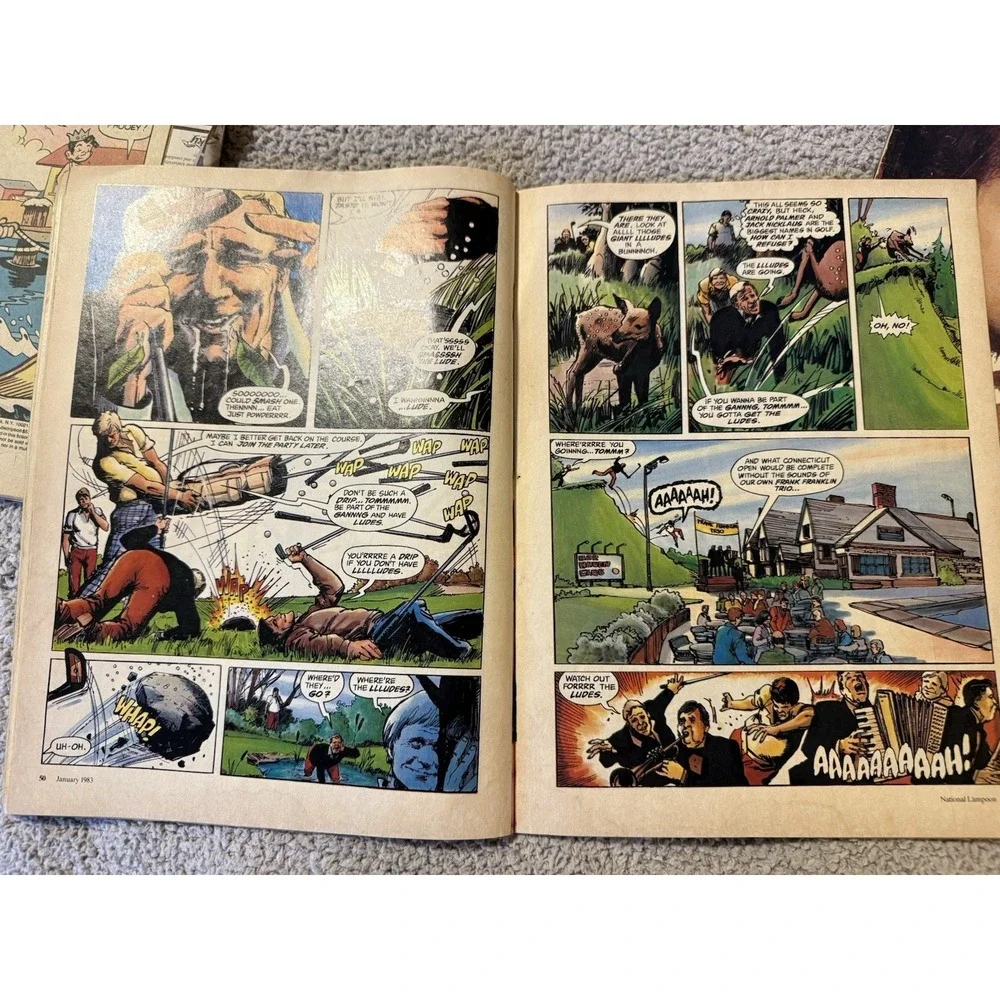 Vintage Magazines Assortment of 1950, 1960, 1970, 1980's National Lampoon
